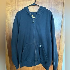 Men’s Black Carhartt Zip Up